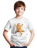 koszulka-junior-garfield-128-stan-nowy