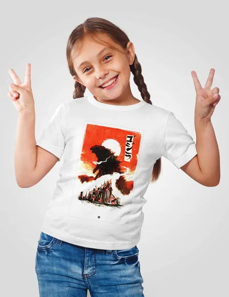 koszulka-junior-godzilla-152-kolor-bialy