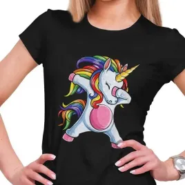 koszulka-damska-dabbing-unicorn-jednorozec-l