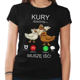 koszulka-damska-musze-isc-kury-dzwonia-m