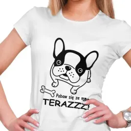 koszulka-damska-pug-pies-mops-pobaw-sie-ze-mna