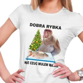 koszulka-damska-janusz-dobra-rybka