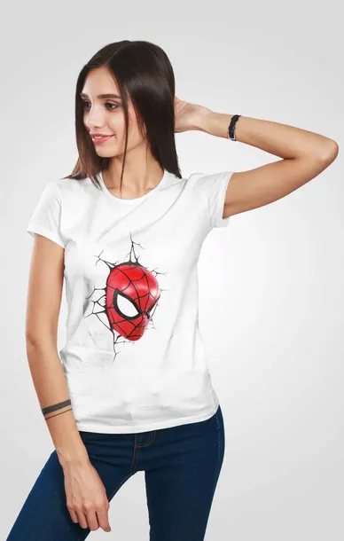 koszulka-damska-spiderman-l-wzor-dominujacy-print-nadruk