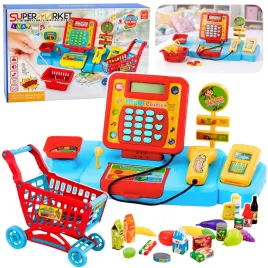 kasa-sklepowa-interaktywna-supermarket-wozek-skaner-waga-produkty-spozywcze