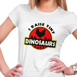 koszulka-damska-kura-wychowuje-male-dinozaury-l