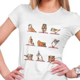 koszulka-damska-buldog-angielski-i-joga-yoga-l