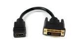 garbot-dvi-hdmi-m-f-black-15cm