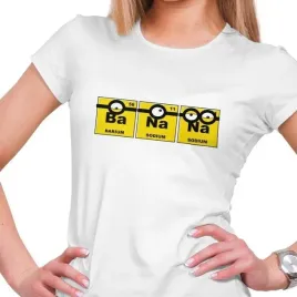 koszulka-damska-banana-minionki-pierwiastki-m