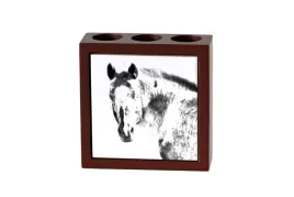 appaloosa-stojak-na-dlugopisy-z-koniem-organizer-na-biurko-z-nadrukiem