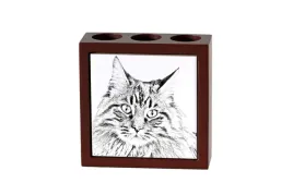 maine-coon-stojak-na-dlugopisy-z-kotem-organizer-na-biurko-z-nadrukiem