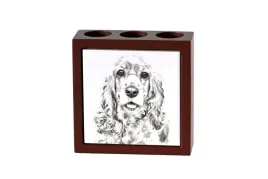 cocker-spaniel-amerykanski-stojak-na-dlugopisy-z-psem-organizer-na-biurk