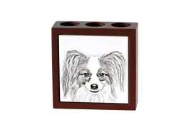 papillon-spaniel-kontynentalny-stojak-na-dlugopisy-z-psem-organizer-na