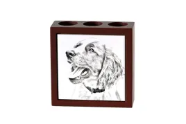 springer-spaniel-angielski-stojak-na-dlugopisy-z-psem-organizer-na-biurk