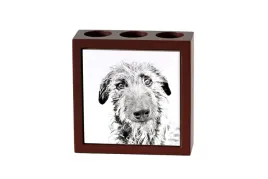 chart-szkocki-deerhound-stojak-na-dlugopisy-z-psem-organizer-na-biurko