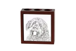 otterhound-pies-na-wydry-stojak-na-dlugopisy-z-psem-organizer-na-biurko