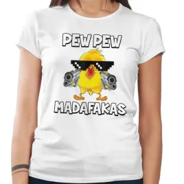 koszulka-damska-pew-pew-madafakas-kurczak-m
