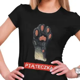 koszulka-damska-piateczka-piatunia-lapa-xl