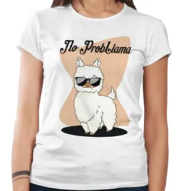 koszulka-damska-no-probllama-llama-m