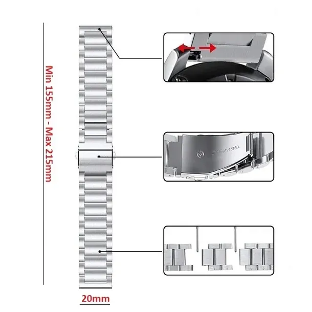 bransoleta-pasek-ticwatch-e-material-stal