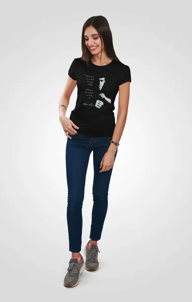koszulka-damska-bruce-lee-c-m-kolor-czarny