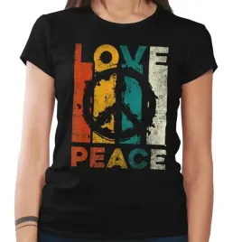 koszulka-damska-peace-love-pacyfa-vintage-m
