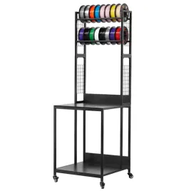 vevor-mobilny-stojak-na-filament-4-poziomowy-czarny-stal-mocny