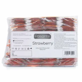 pasante-strawberry-crush-condoms-bulk-packs-144-psc