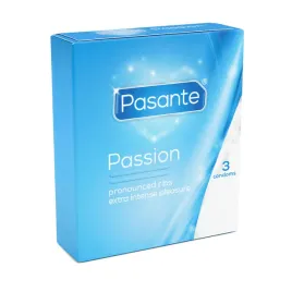 pasante-ribbed-passion-condoms-3-pcs