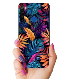 etui-case-do-xiaomi-redmi-note-8-liscie-rosliny