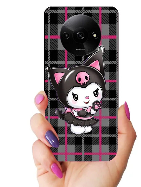 etui-case-do-xiaomi-redmi-a3-hello-kitty-kuromi-funkcje-antyposlizgowa-struktura-pochlanianie-wstrzasow