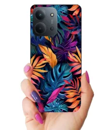 etui-case-do-xiaomi-redmi-15c-15c-5g-liscie-rosliny