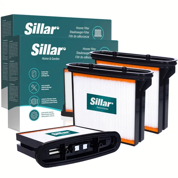 2x Filtry Sillar do Bosch Gas 25 50 Starmix 1235 1425 1435 1625 1635 1650