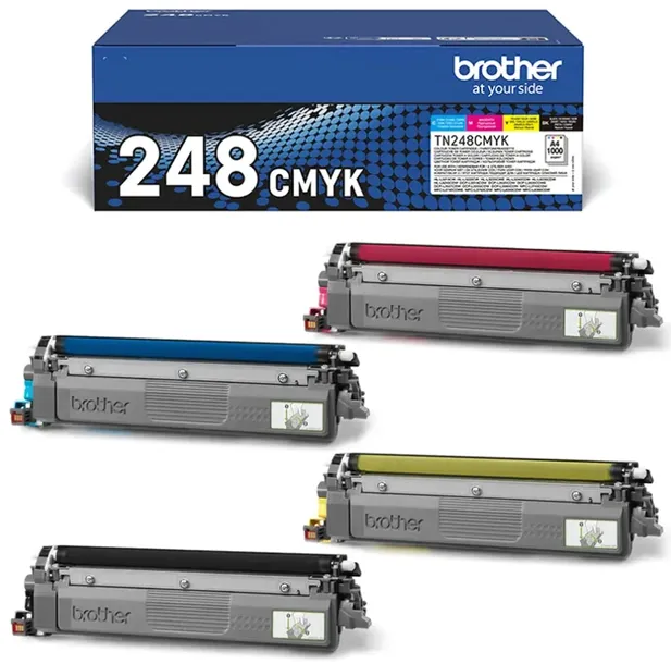 tonery-brother-tn-248-cmyk-kolor-czarny-black-czerwony-magenta-niebieski-cyan-zolty-yellow-zestaw