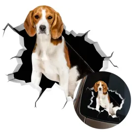 naklejka-grafika-na-samochod-zbita-szyba-wygladajacy-pies-beagle-dog-15x15