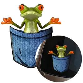 naklejka-grafika-na-samochod-kieszen-pocket-zaba-zabka-frog-animal-15x14