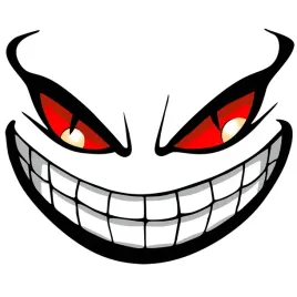 naklejka-na-samochod-auto-usmiech-devil-smile-face-potwor-demon-17x14-druk