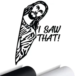 naklejka-na-samochod-auto-jesus-i-saw-that-20x14-smieszne