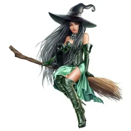 naklejka-na-samochod-czarownica-na-miotle-witch-kobieta-woman-15x135-druk