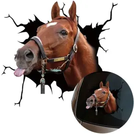 naklejka-grafika-na-samochod-zbita-szyba-wygladajacy-kon-konik-horse-15x16