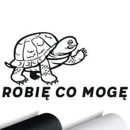 naklejka-na-auto-zolw-robie-co-moge-turtle-15x8