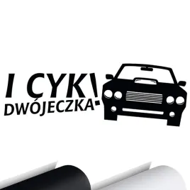 naklejka-na-auto-i-cyk-dwojeczka-smieszne-20x7