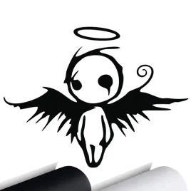 naklejka-na-auto-aniol-aniolek-emo-angel-12x9