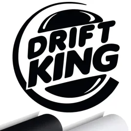 naklejka-na-samochod-auto-drift-king-burger-15x14