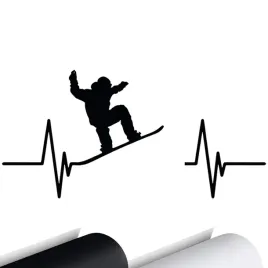 naklejka-na-auto-puls-linia-zycia-snowboard-15x7