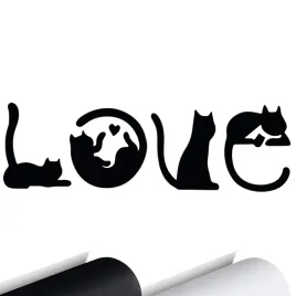naklejka-na-samochod-koty-kotki-milosc-love-5x15