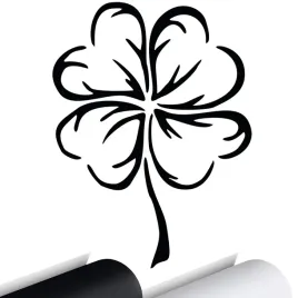 naklejka-na-auto-czterolistna-koniczyna-luck-11x15