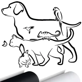 naklejka-na-auto-zwierzaki-animals-friends-13x15