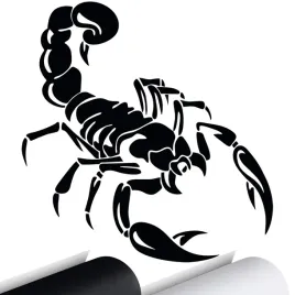 naklejka-na-samochod-skorpion-znak-zodiaku-15x15