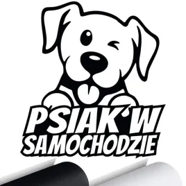 naklejka-na-samochod-psiak-w-samochodzie-pies
