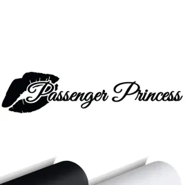 naklejka-na-samochod-szybe-passenger-princess-22x5